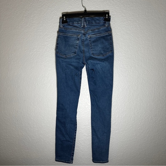 Good American Power Stretch Pull On Skinny Jeans Womens Size‎ Small Indigo Blue - Picture 3 of 7